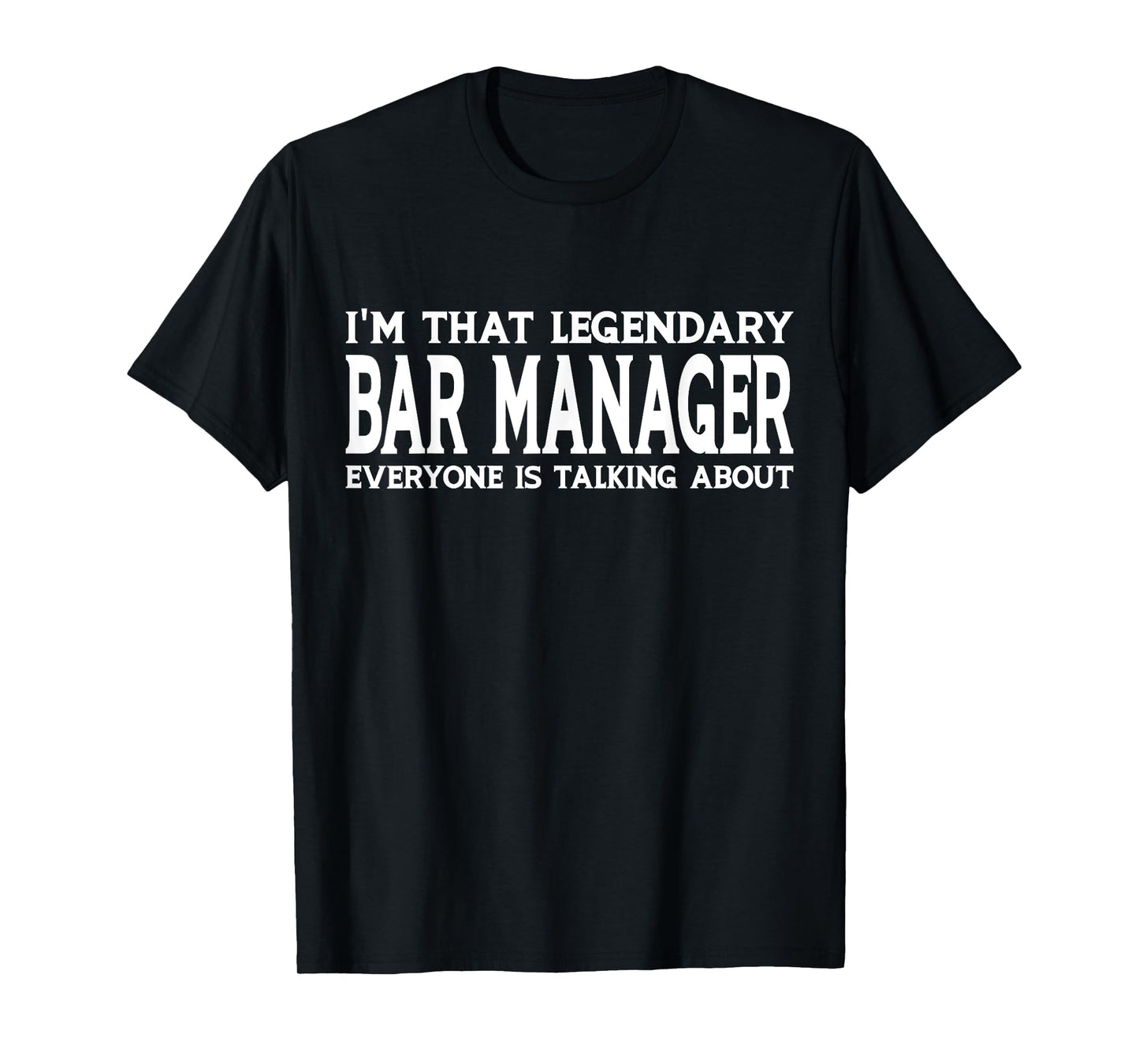 Bar Manager Job Title Employee Funny Worker Bar Manager T-Shirt