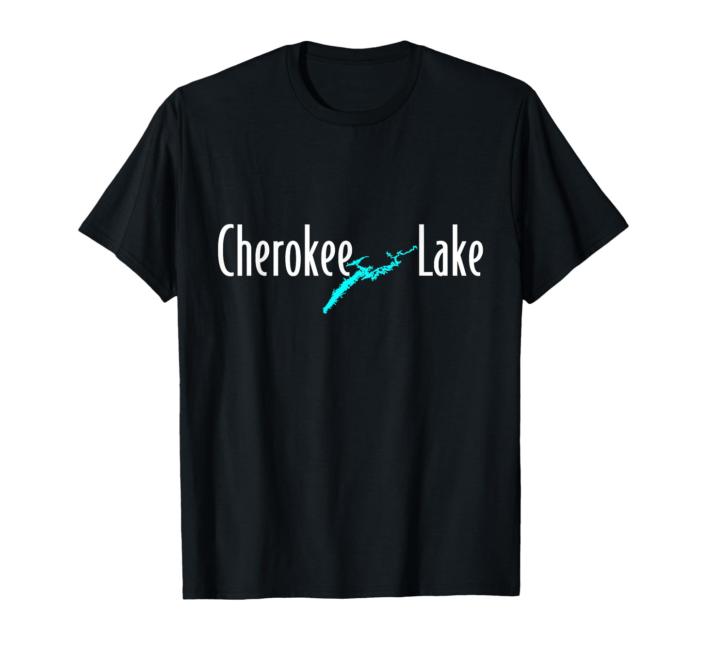 Minimalist Cherokee Lake - Tennessee T-Shirt