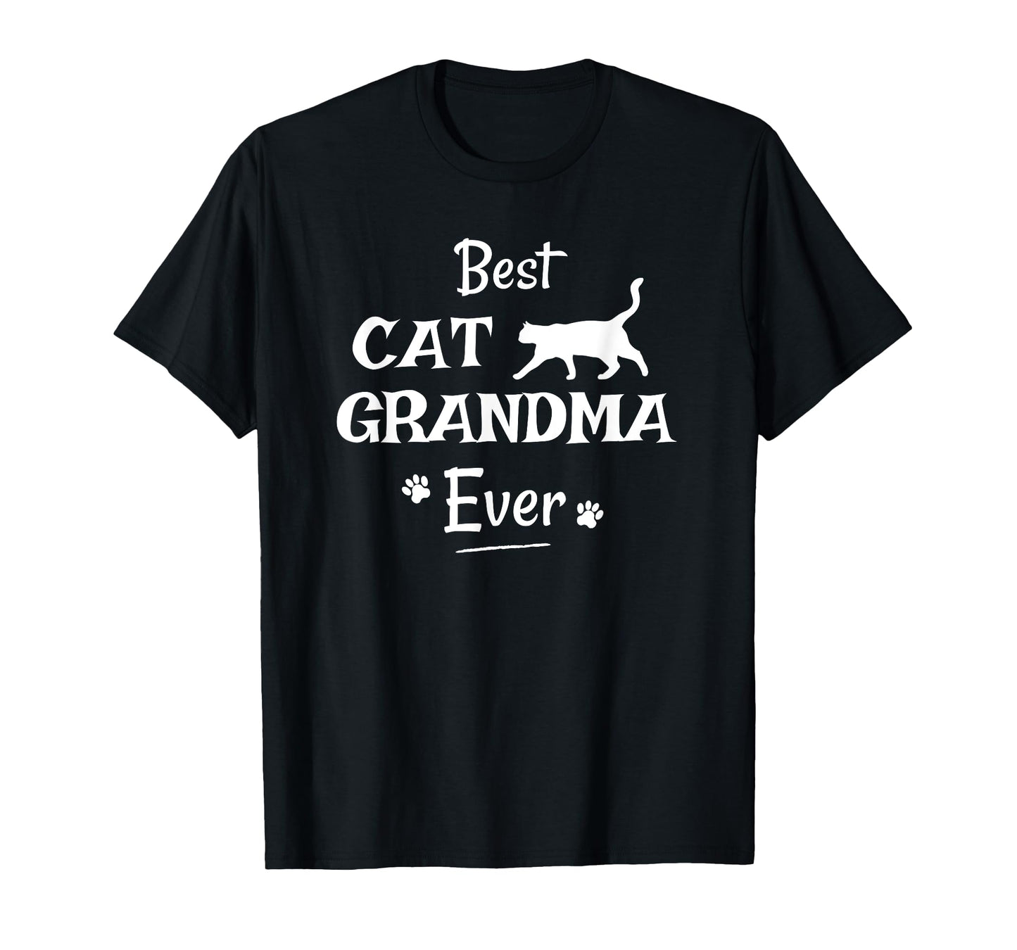 Best Cat Grandma Ever T Shirt Novelty Gift From Cat Shirt T-Shirt for Men Women