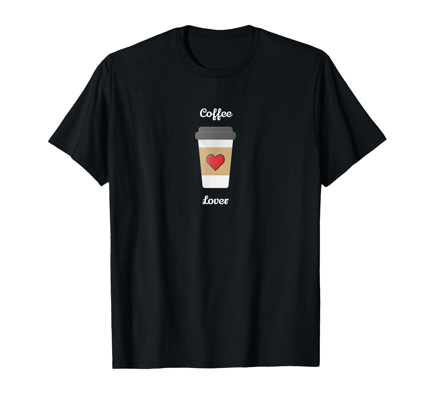 Coffee lovers coffee cup with heart T-Shirt