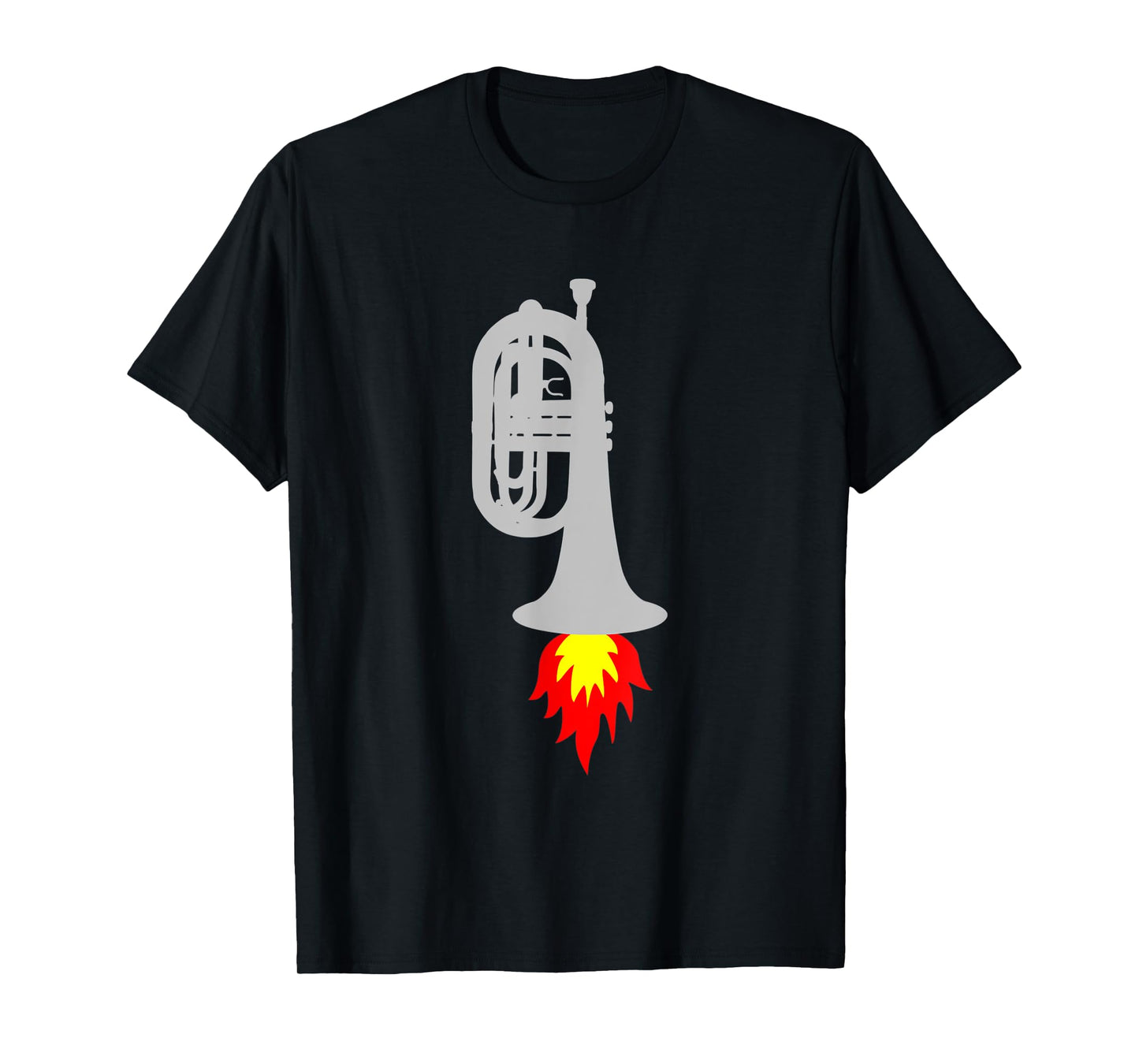 Funny Marching Baritone T-Shirt Rocket, Marching Band gift