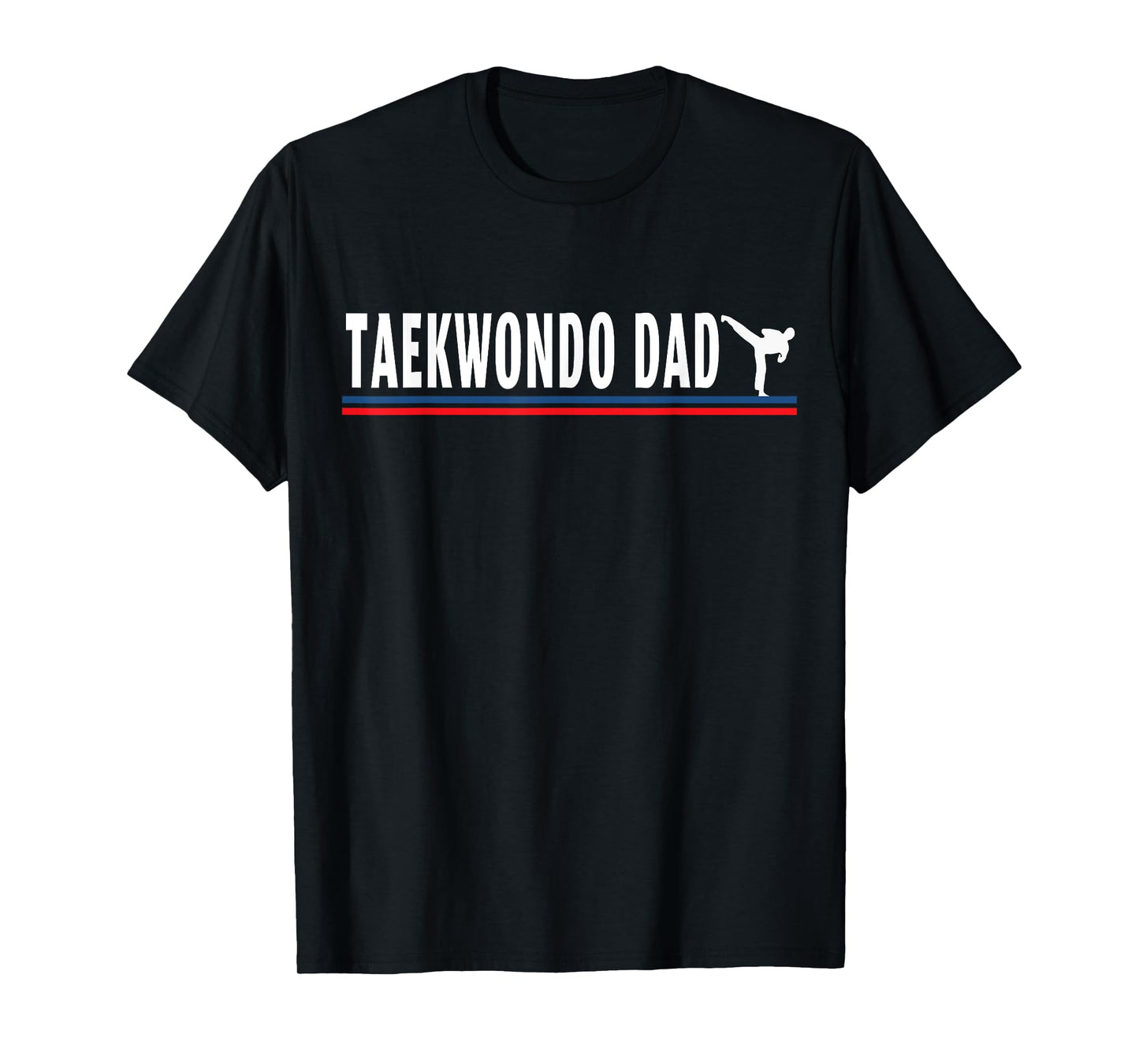 Taekwondo Dad American USA Flag Taekwondo Lover 2026 T-Shirt