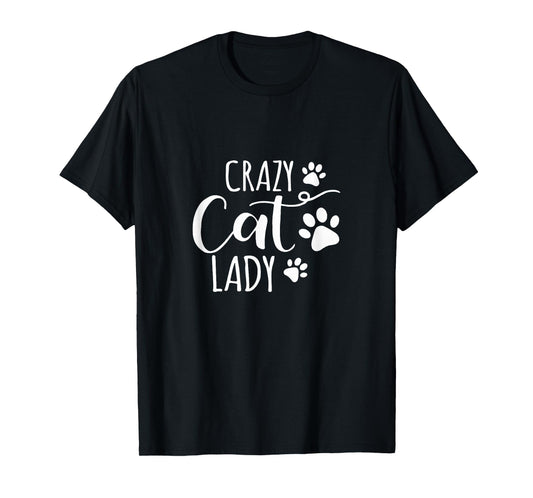 Crazy Cat Lady Funny Cat Meow for Men Women Love cat T-Shirt
