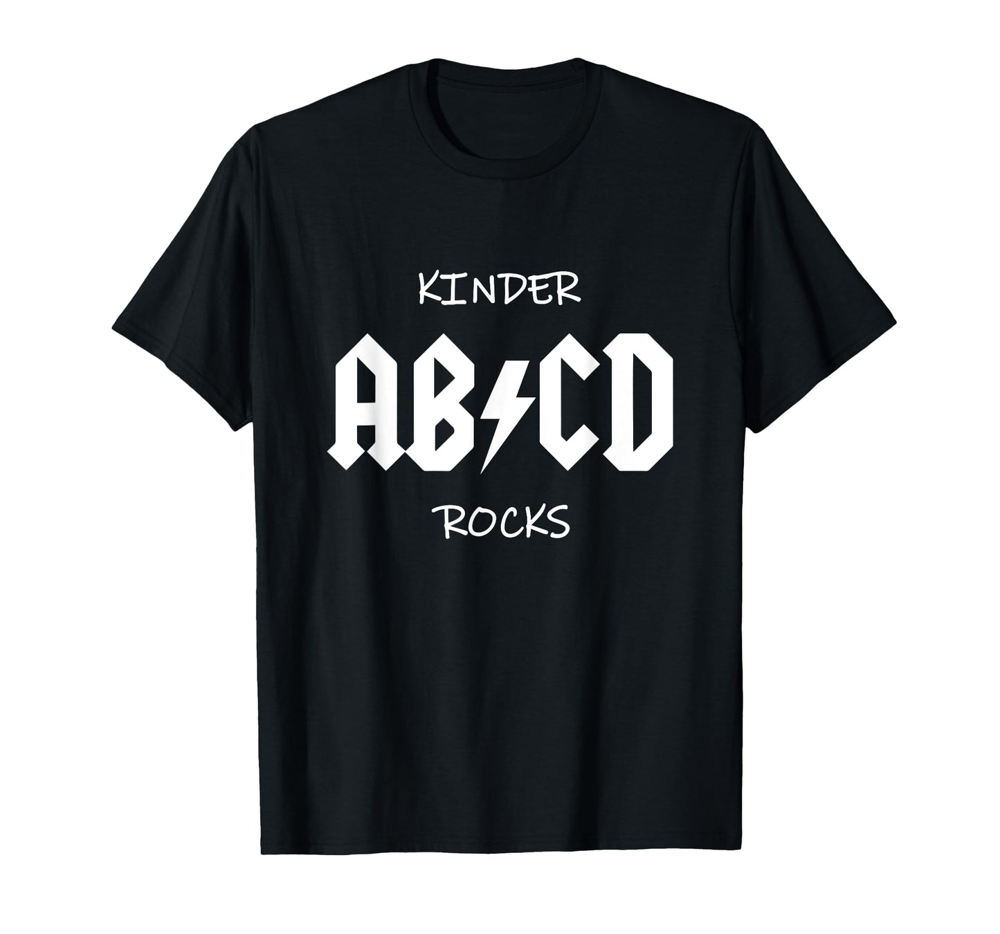 ABCD Children's Rocks T-Shirt Funny Teacher Gift T-Shirt for Men Women Kids