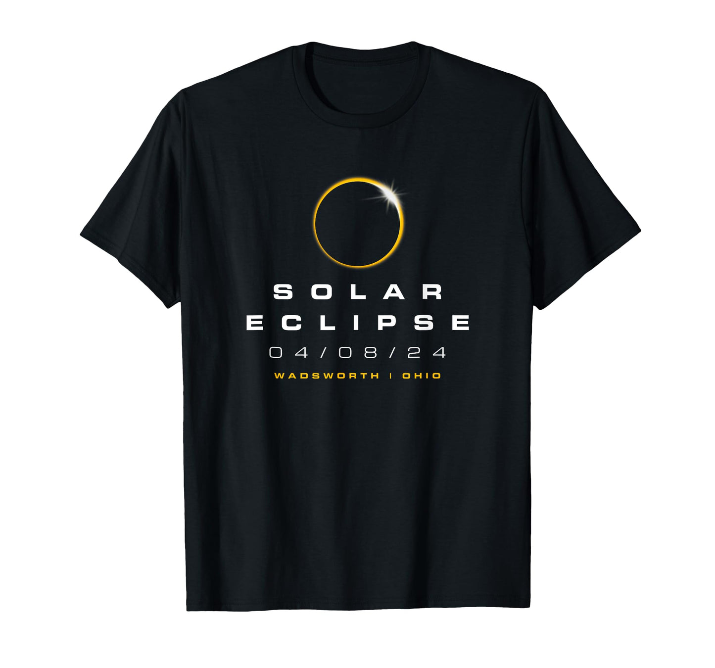 2024 Wadsworth Ohio Solar Eclipse T-Shirt
