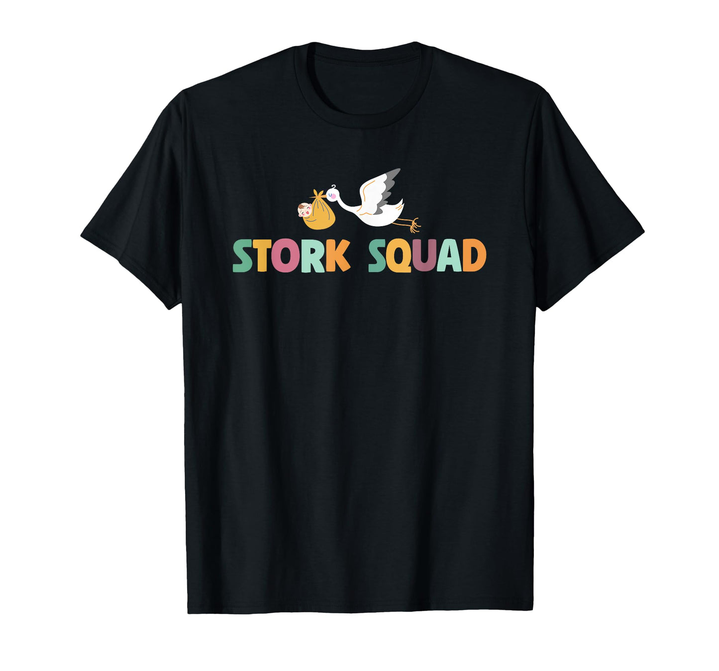 Cute Stork Squad L&D Nurse T-Shirt