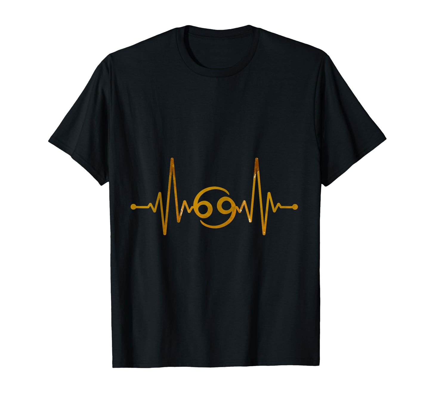 Zodiac Sign Gift Idea Heartbeat Cancer T-Shirt