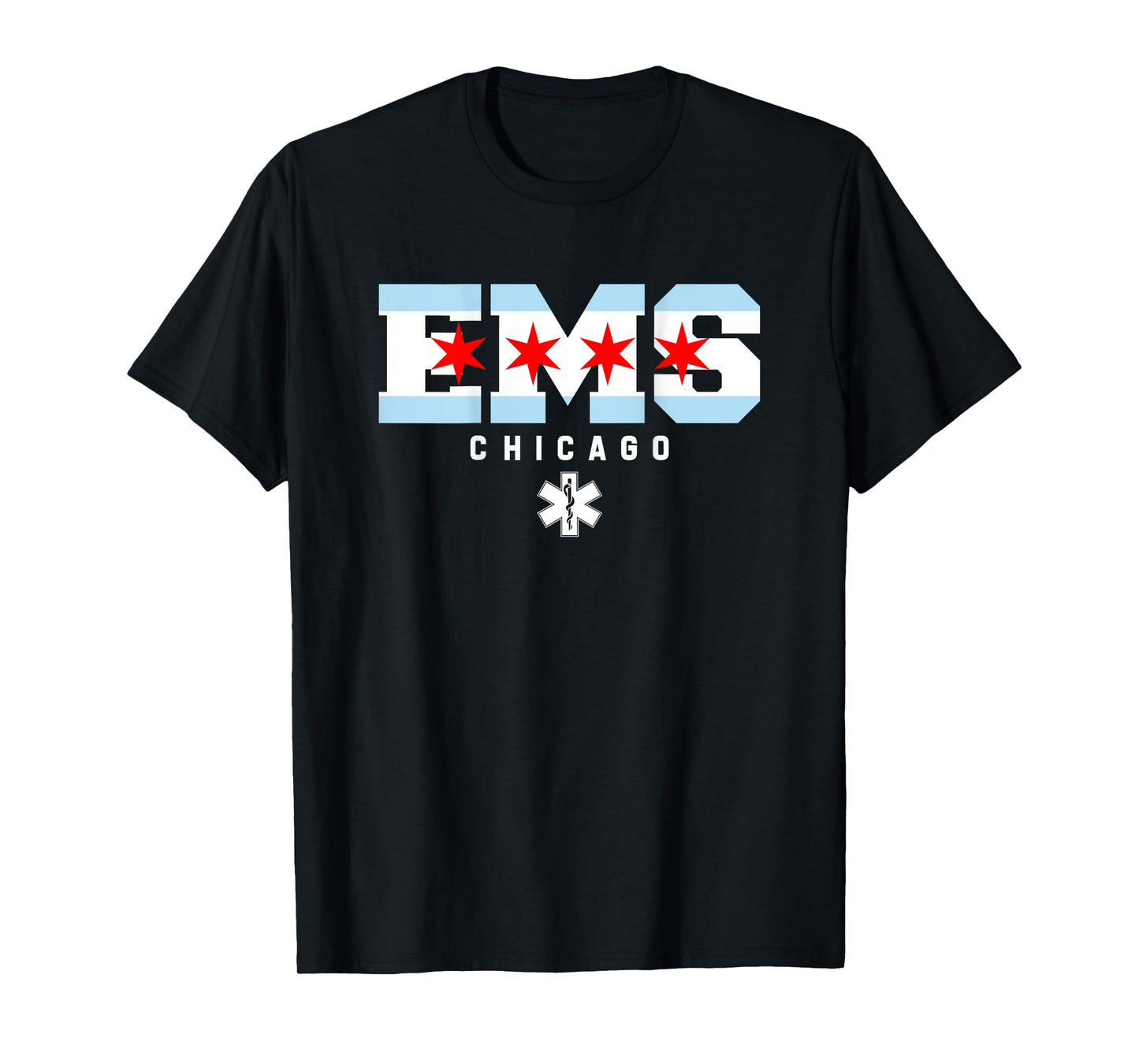 Chicago Illinois EMS Emergency Medical Services EMT Duty T-Shirt