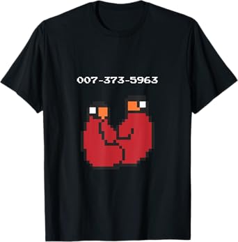 007-373-5963 video game 90s 45s codes Funny gift T-Shirt