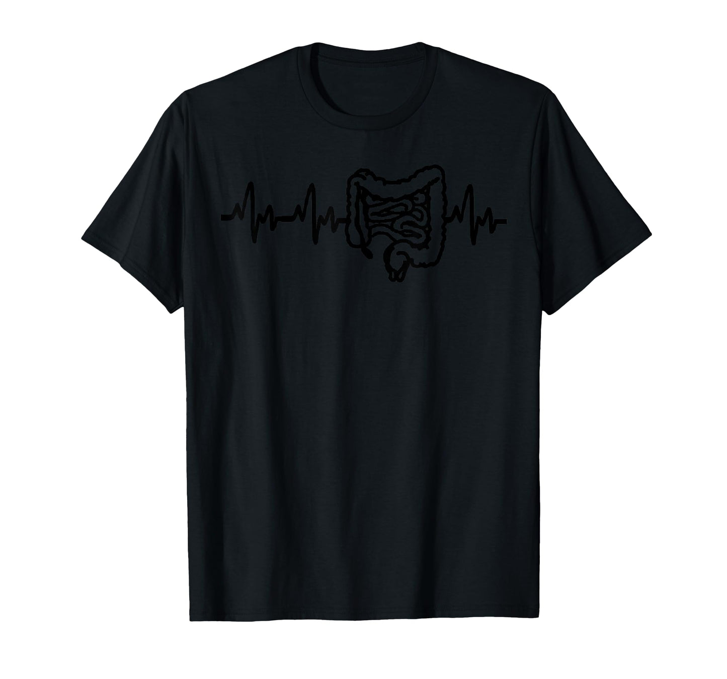 Colon GI Intestines Heartbeat Gastroenterology Gastro Nurse T-Shirt
