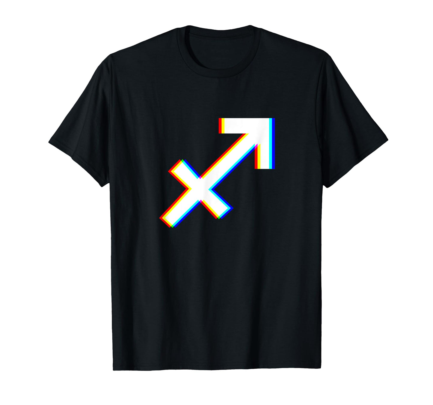 Sagittarius Zodiac Sign Vaporwave Rave EDM Techno Music Fan T-Shirt