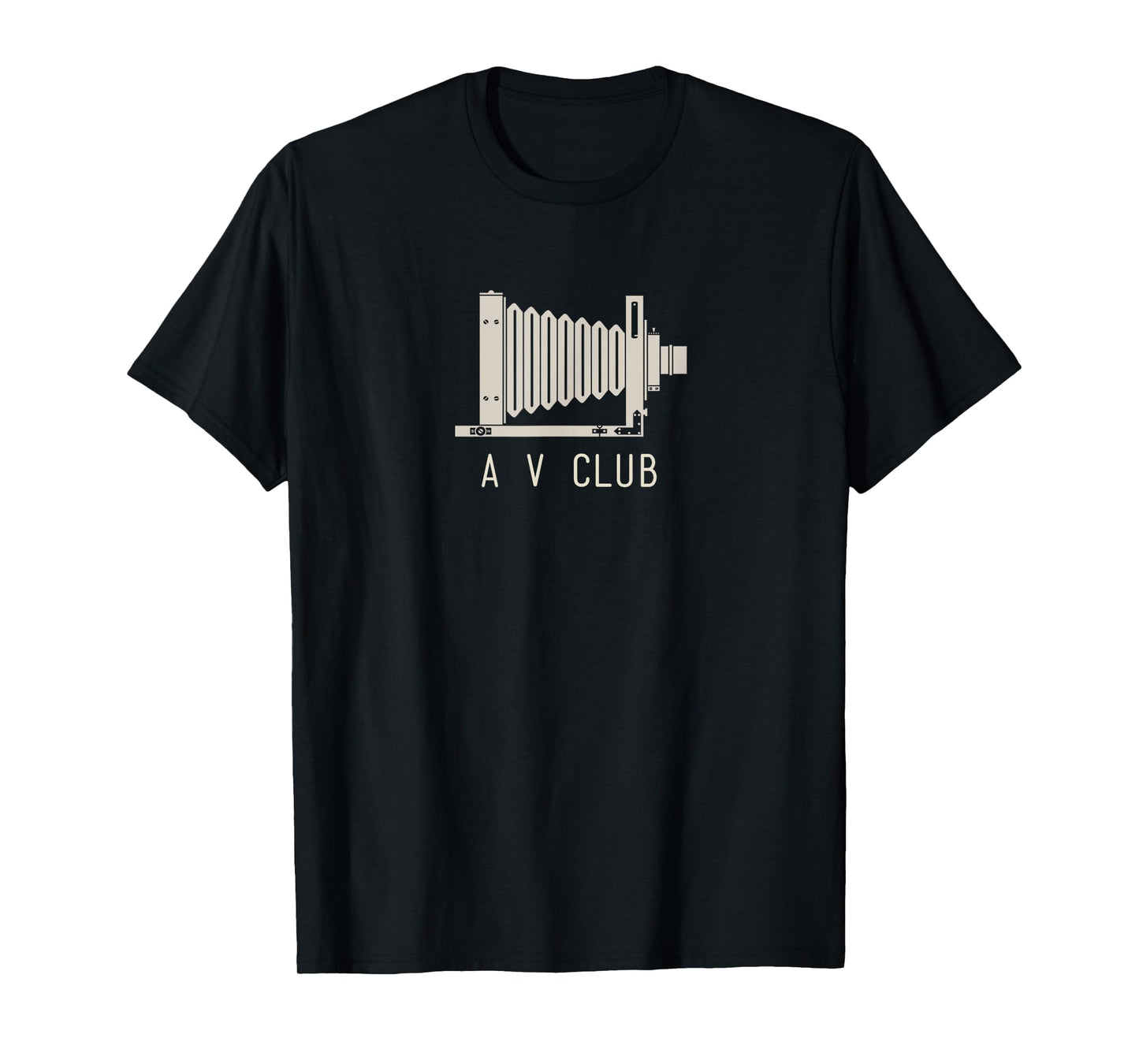 Funny AV Audio Visual Club Antique Camera T-Shirt