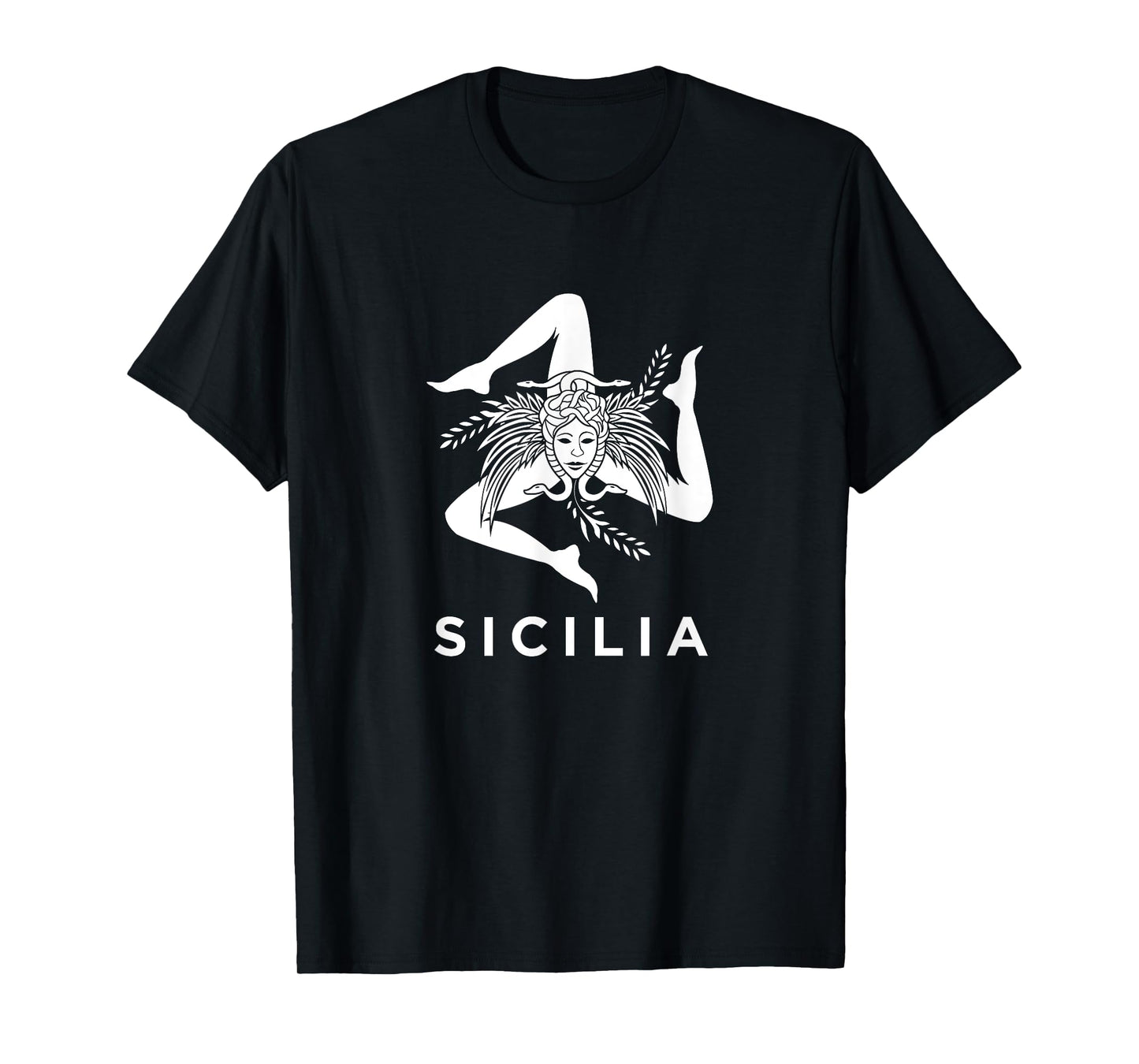 Sicilian Pride - Sicilia - Sicilian Flag Trinacria graphic T-Shirt