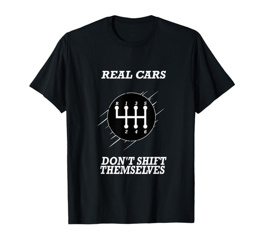 6 Speed Manual Transmission Shift Pattern T-Shirt