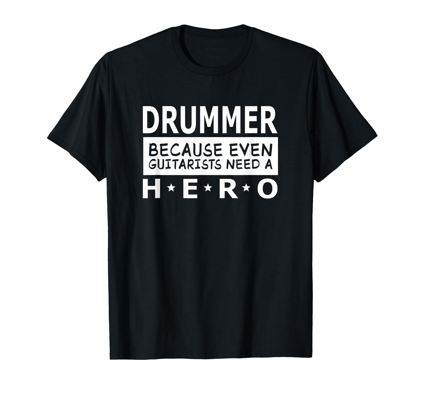 Funny Drummer Quotes I Guitarist Hero Drumset Drums T-Shirt