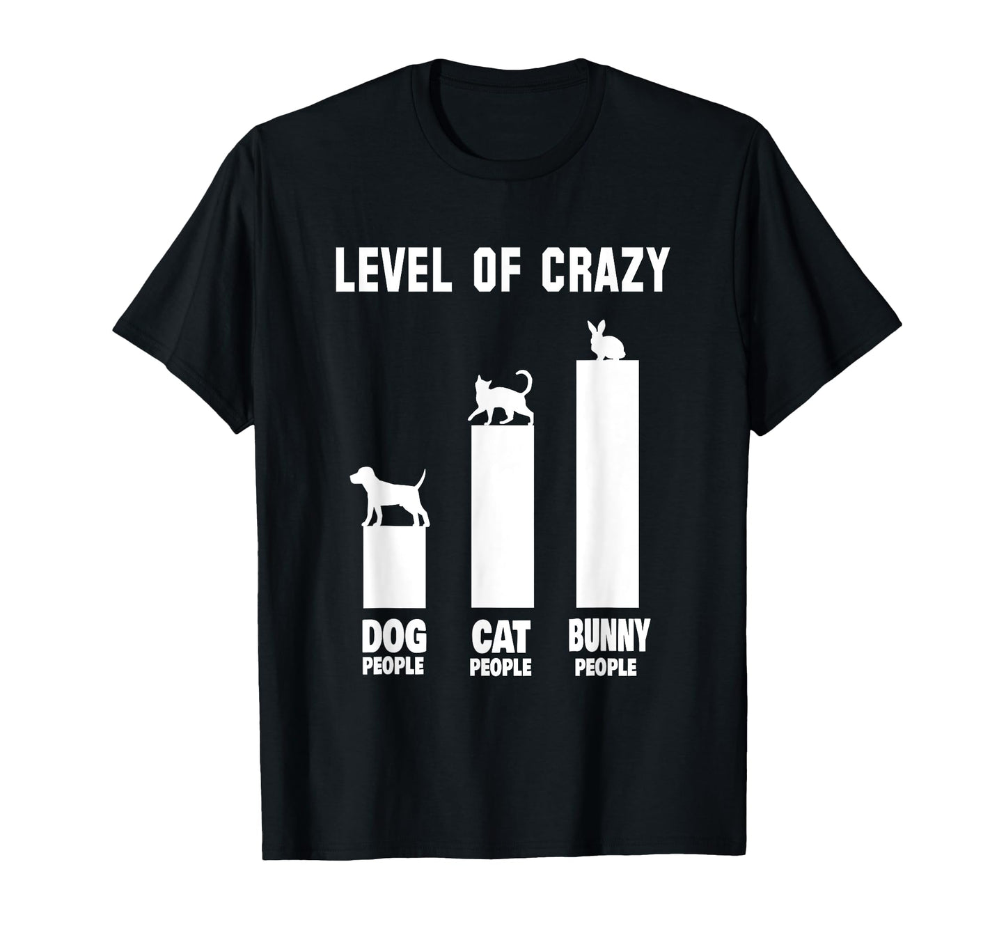 Bunny Outfit Rabbit Owners Level Of Crazy Bunny People T-Shirt