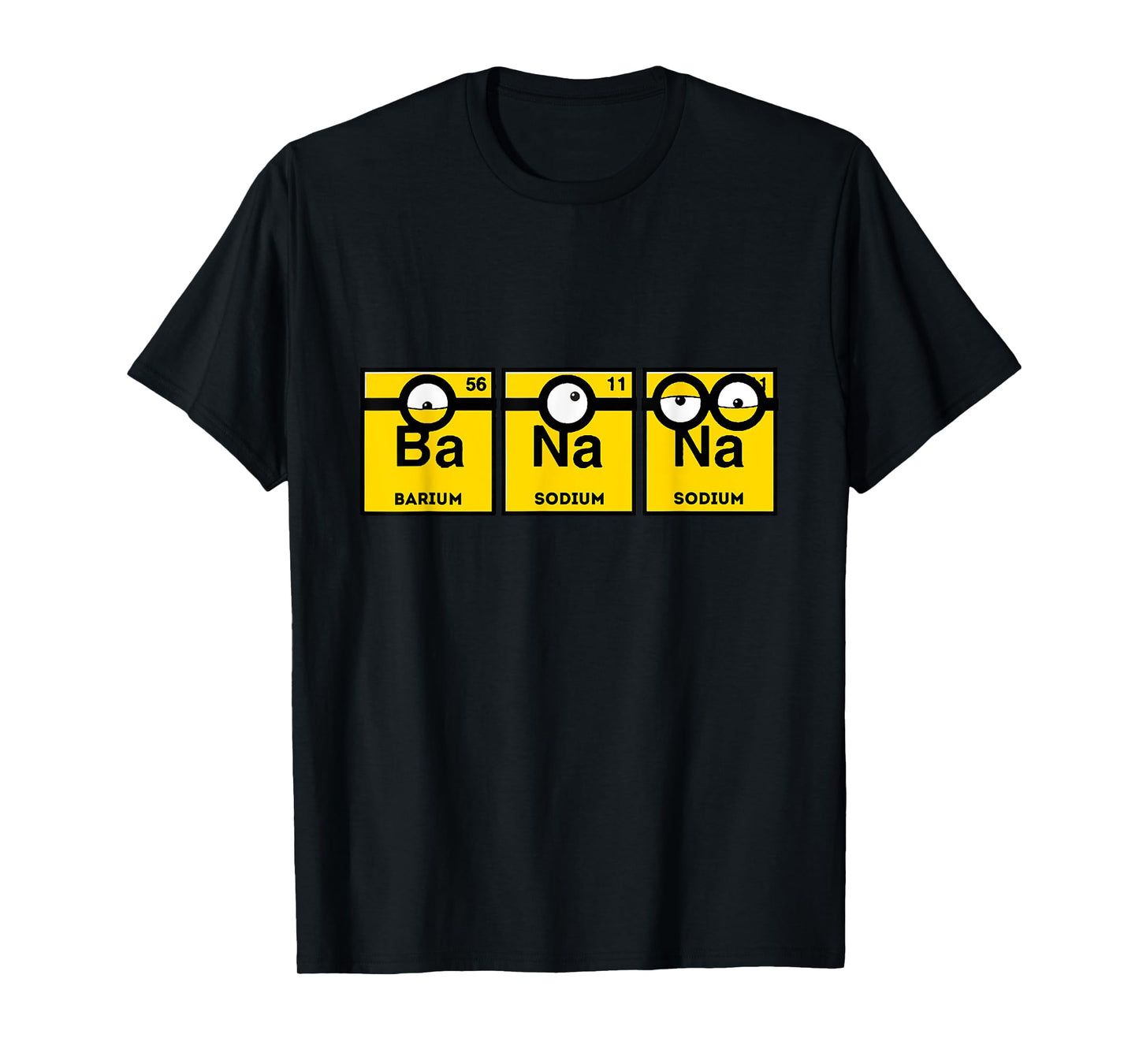 Yellow Banana Periodic Table T-Shirt T-Shirt