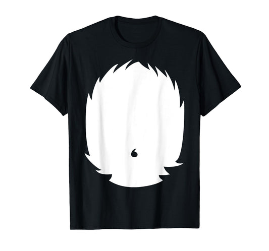 Skunk CAT Panda Halloween Costume Shirt DIY Animals Belly T-Shirt for Men Women Kids