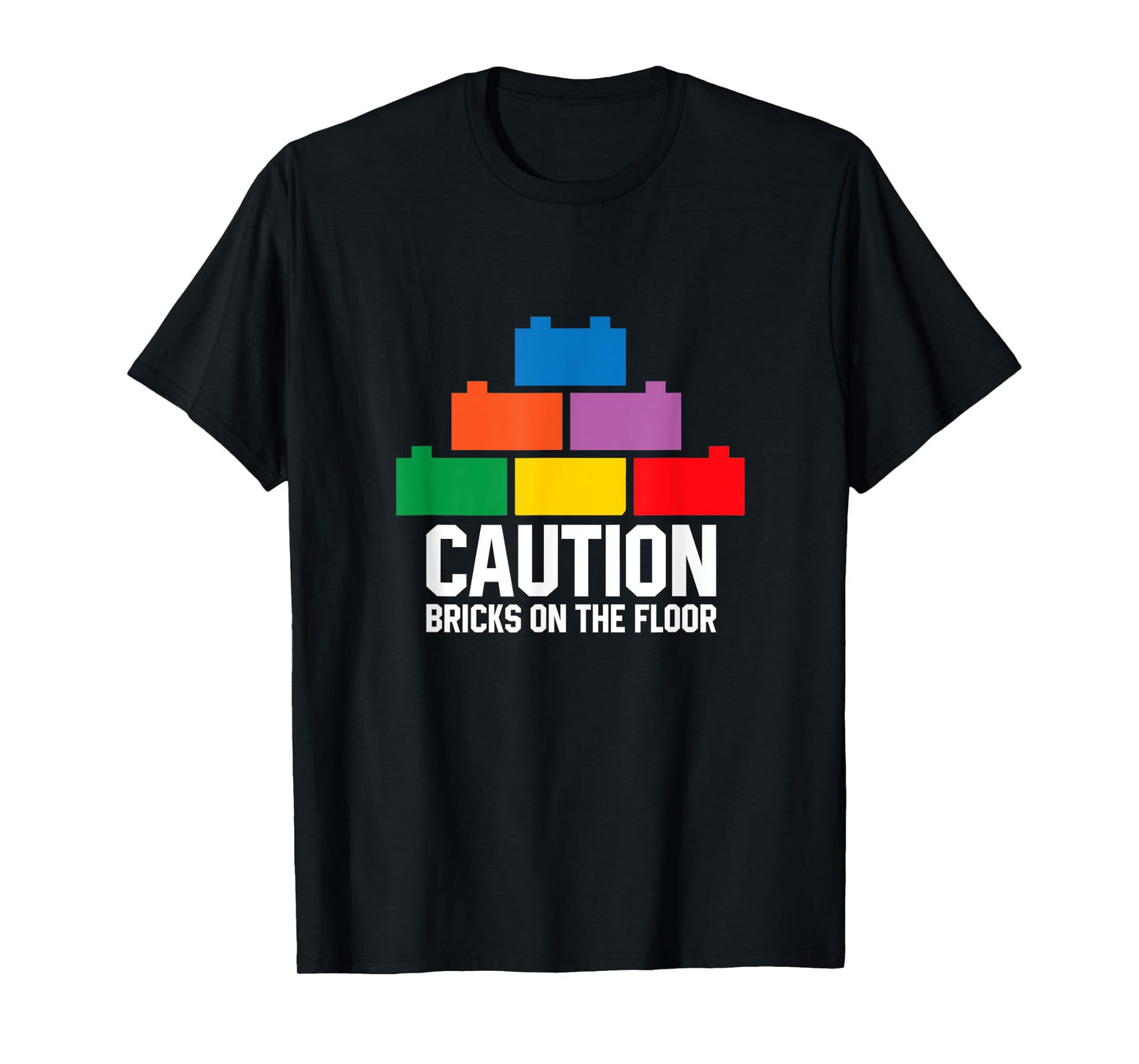 Bricks On The Floor Blocks Building Brick Builder Toys T-Shirt