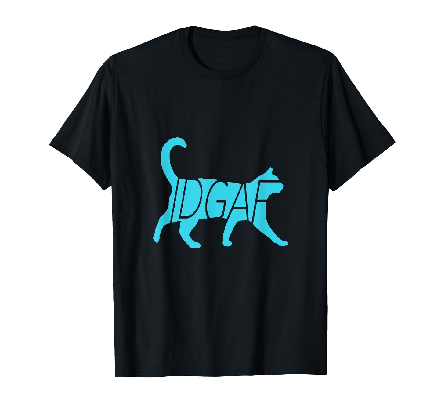 IDGAF Funny Cat T-Shirt Mens & Womens Sizes
