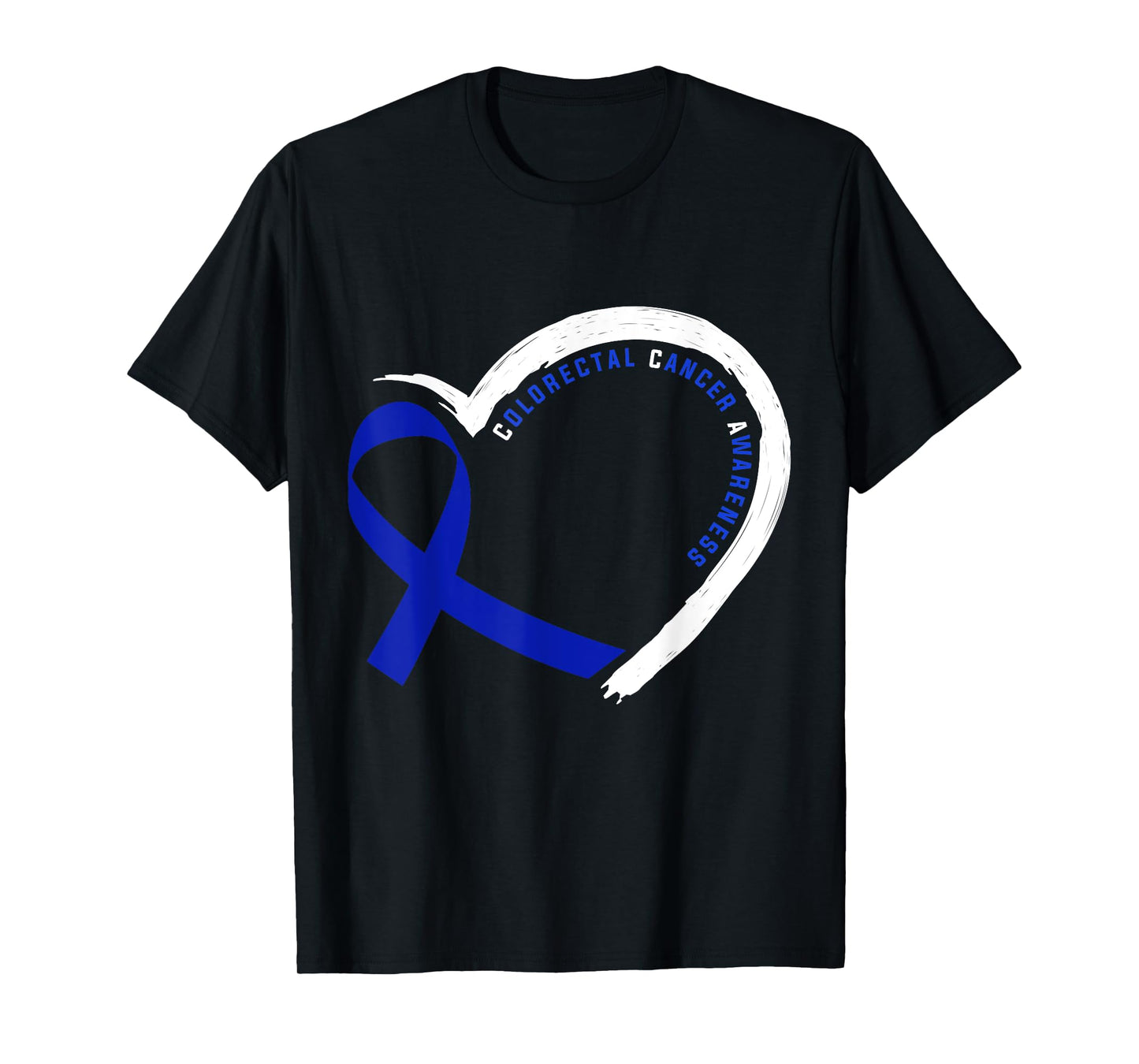 Colorectal Cancer Awareness Gift Idea Unisex-Adults Cancer Awareness T-Shirt Black Small Classic Fit Short Sleeve Crew Neck T-Shirt