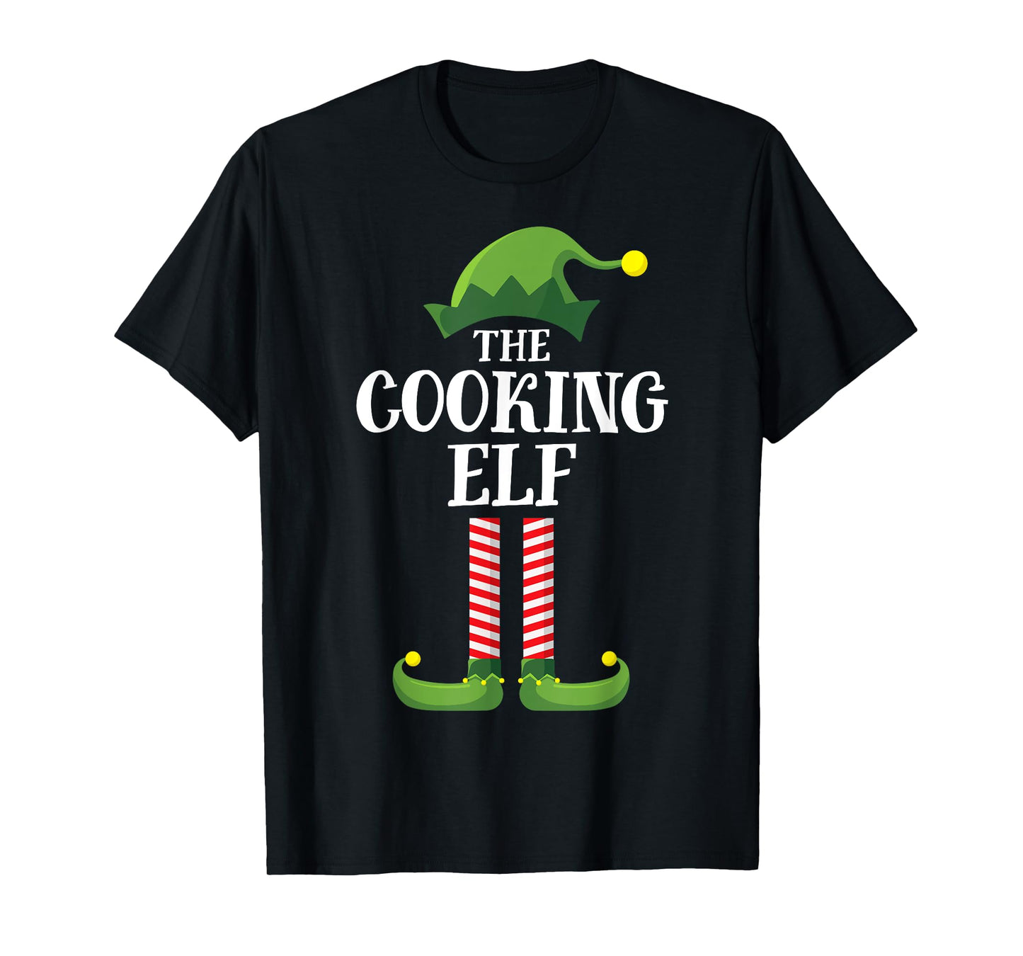 Cooking Elf Matching Family Group Christmas Party Pyjamas T-Shirt