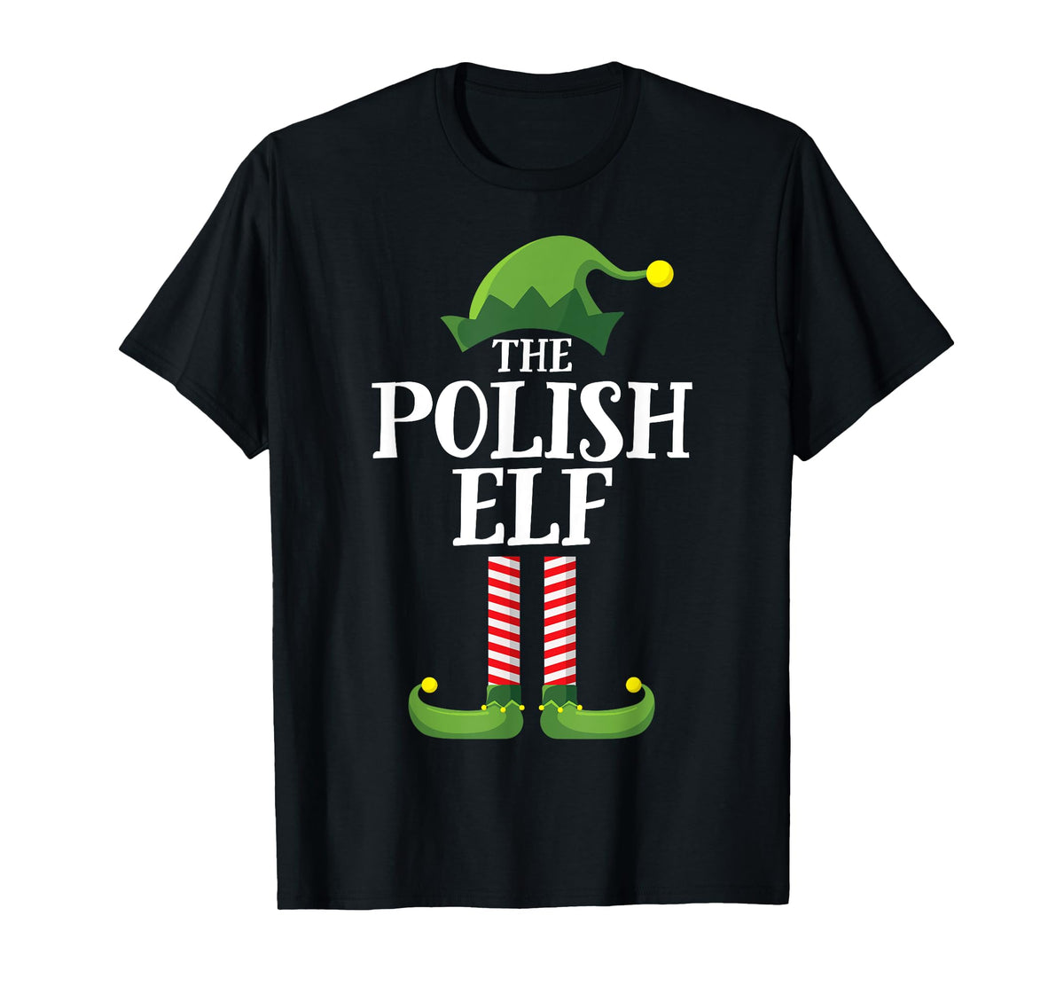 Polish Elf Matching Family Group Christmas Party Pyjamas T-Shirt
