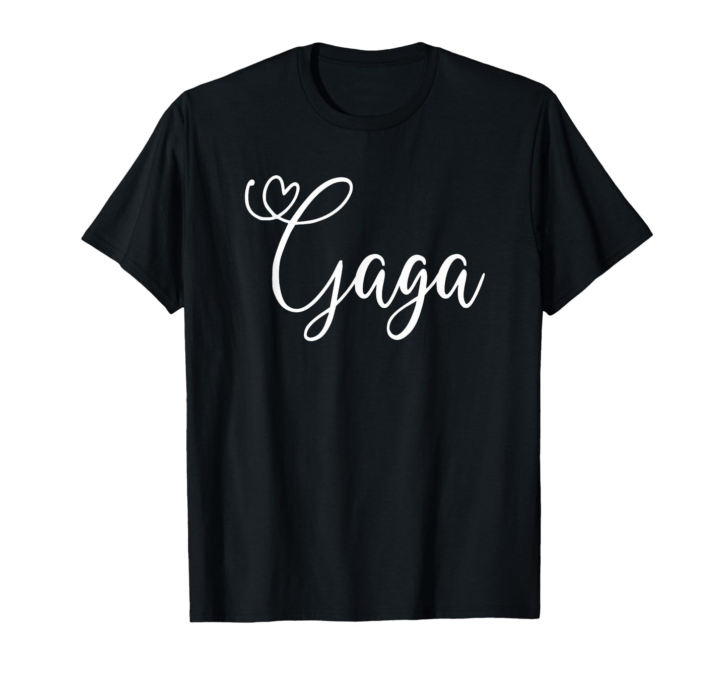 Gaga Cute Heart Grandma T-Shirt