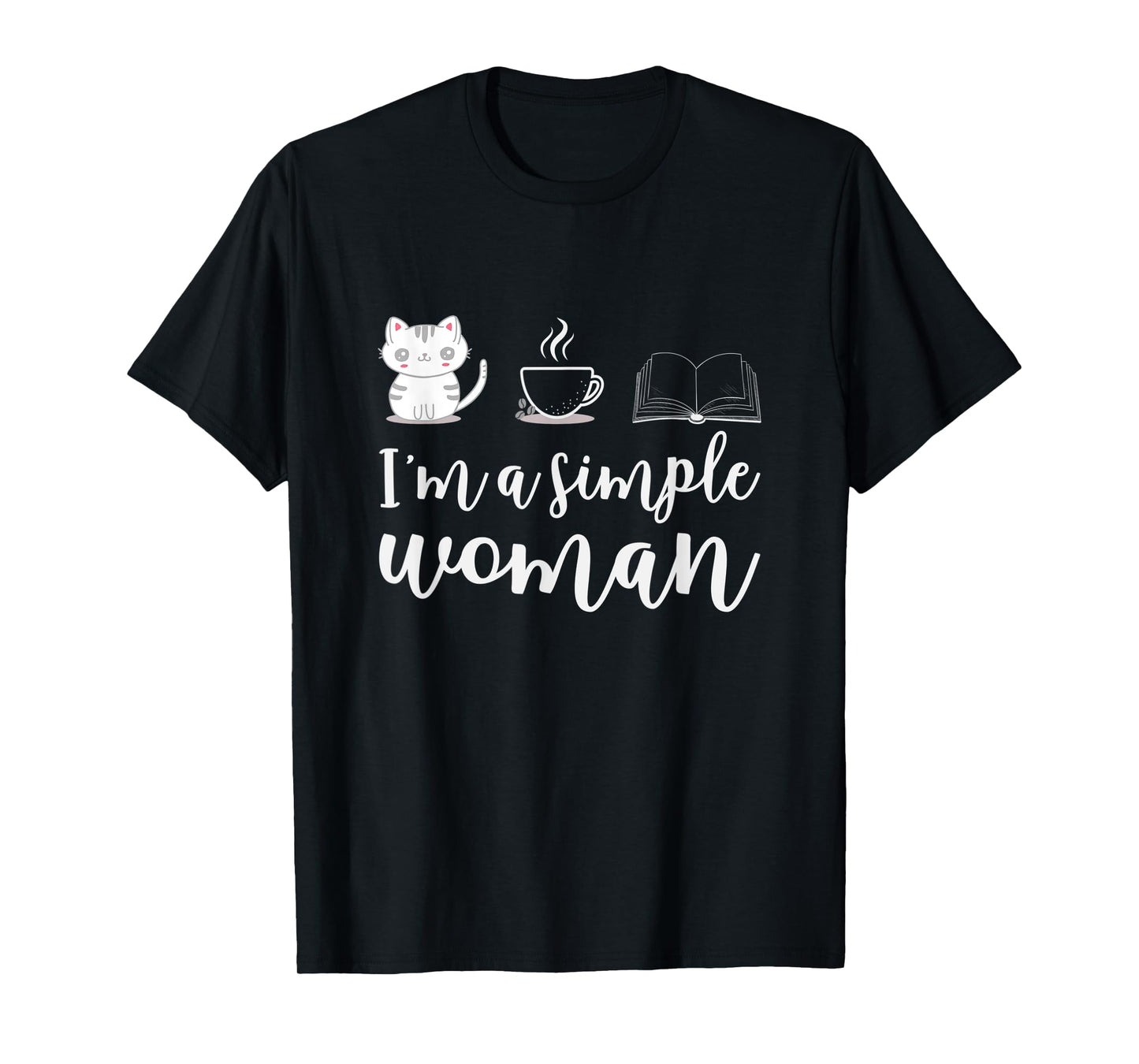 Im A Simple Woman Cat T-Shirt