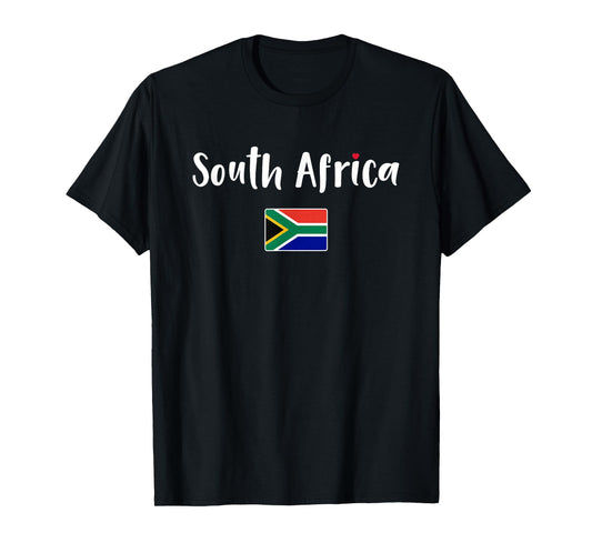 I Heart South Africa Flag Souvenir Women T-Shirt