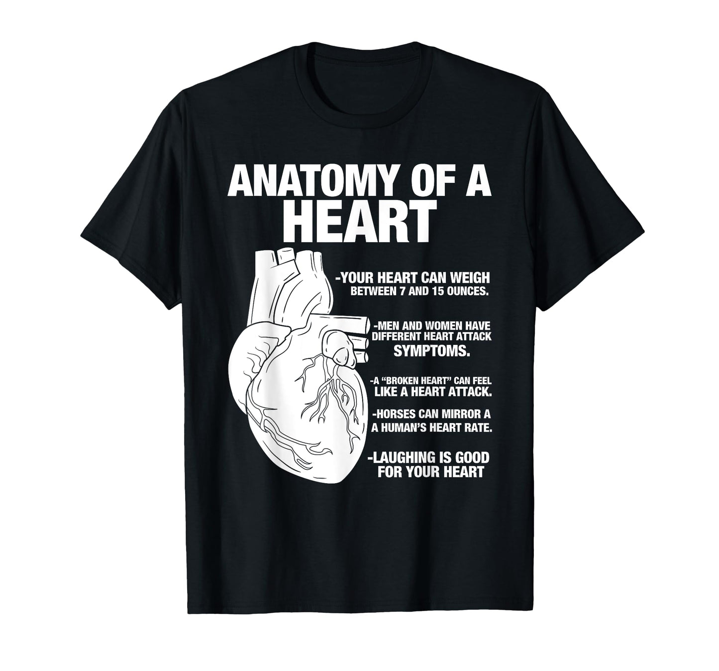 Anatomical Heart - Cool Cardiologist Design T-Shirt