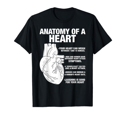 Anatomical Heart - Cool Cardiologist Design T-Shirt