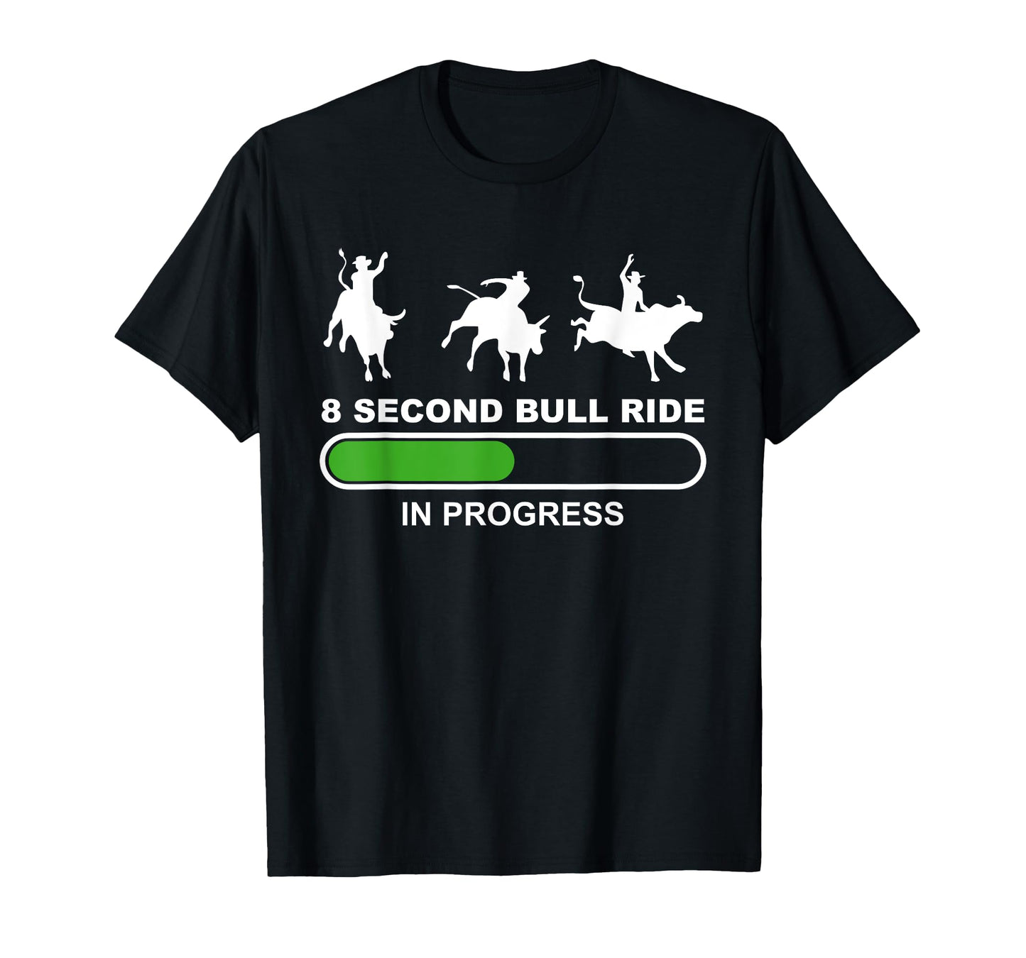 8 Seconds Bull Riding Rodeo Bull Rider T-Shirt