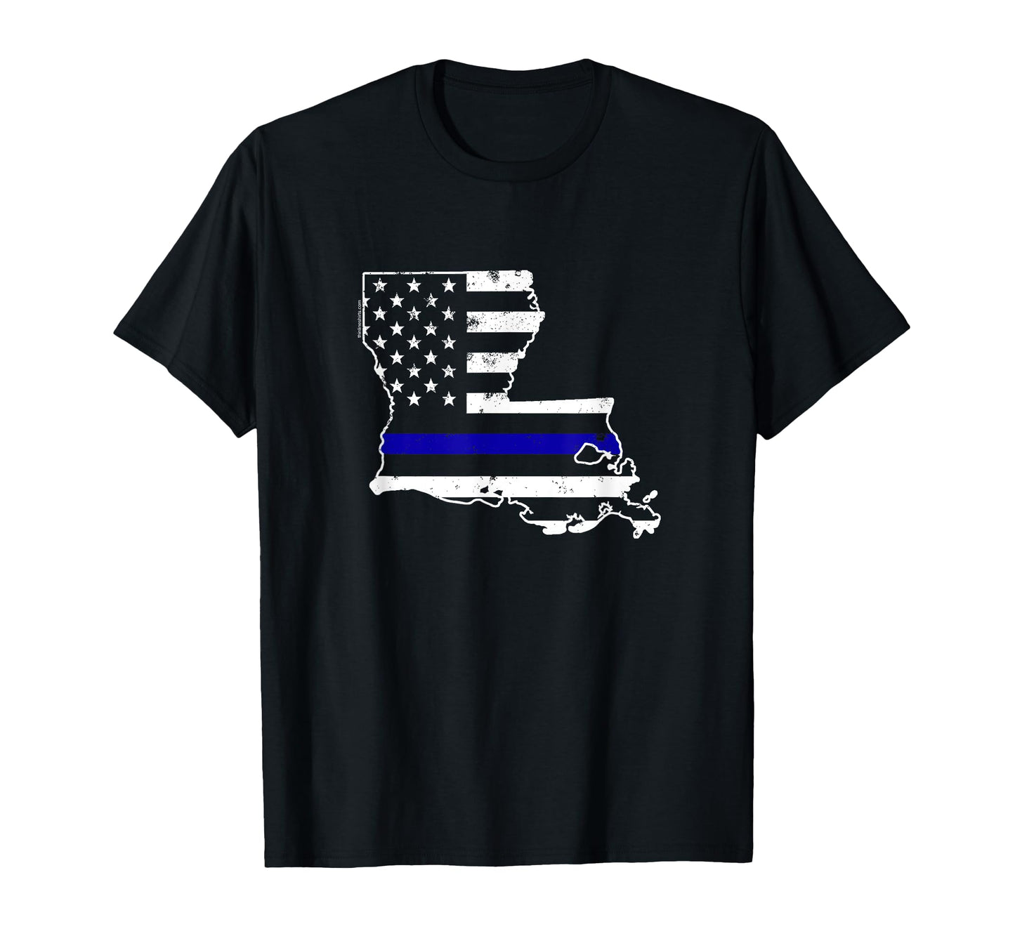 Louisiana Thin Blue Line Police T-Shirt T-Shirt