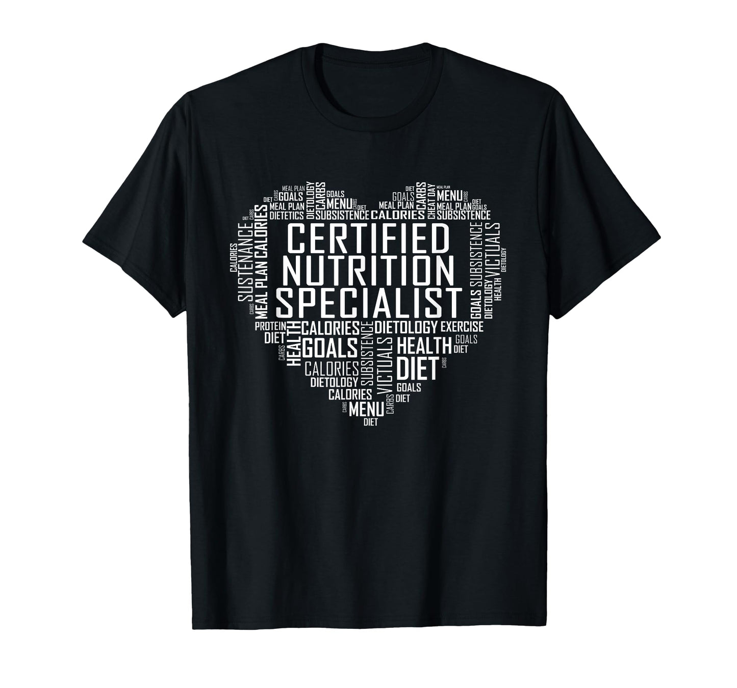 Certified Nutrition Specialist Heart Gift Graduation T-Shirt