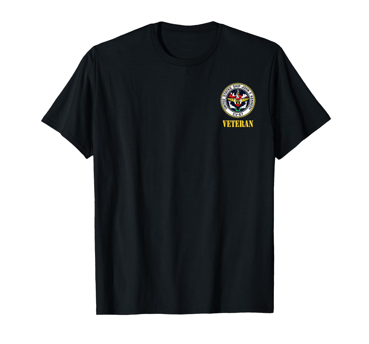 USS John F. Kennedy CV-67 Aircraft Carrier Veteran Patriotic T-Shirt