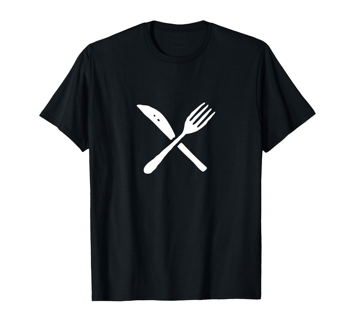 Fork and Knife - Cool Eating / Food / Foodie / Cooking T-Shirt