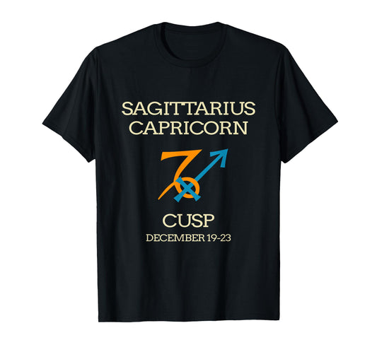 Sagittarius Capricorn Cusp Zodiac Horoscope T-Shirt