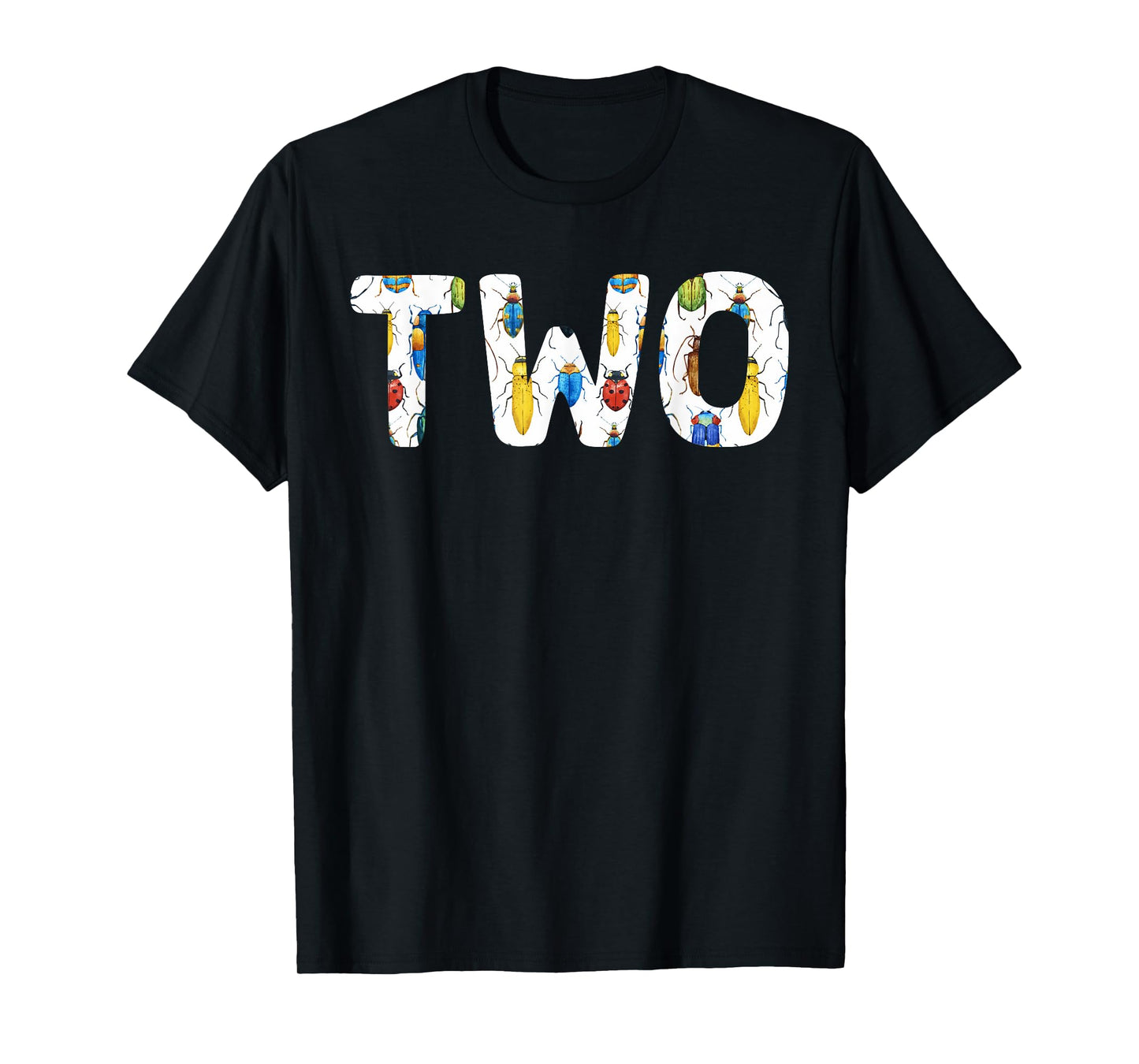 mb Bug 2nd Birthday Funny Insects Lover 2 Years Old Kids T-Shirt