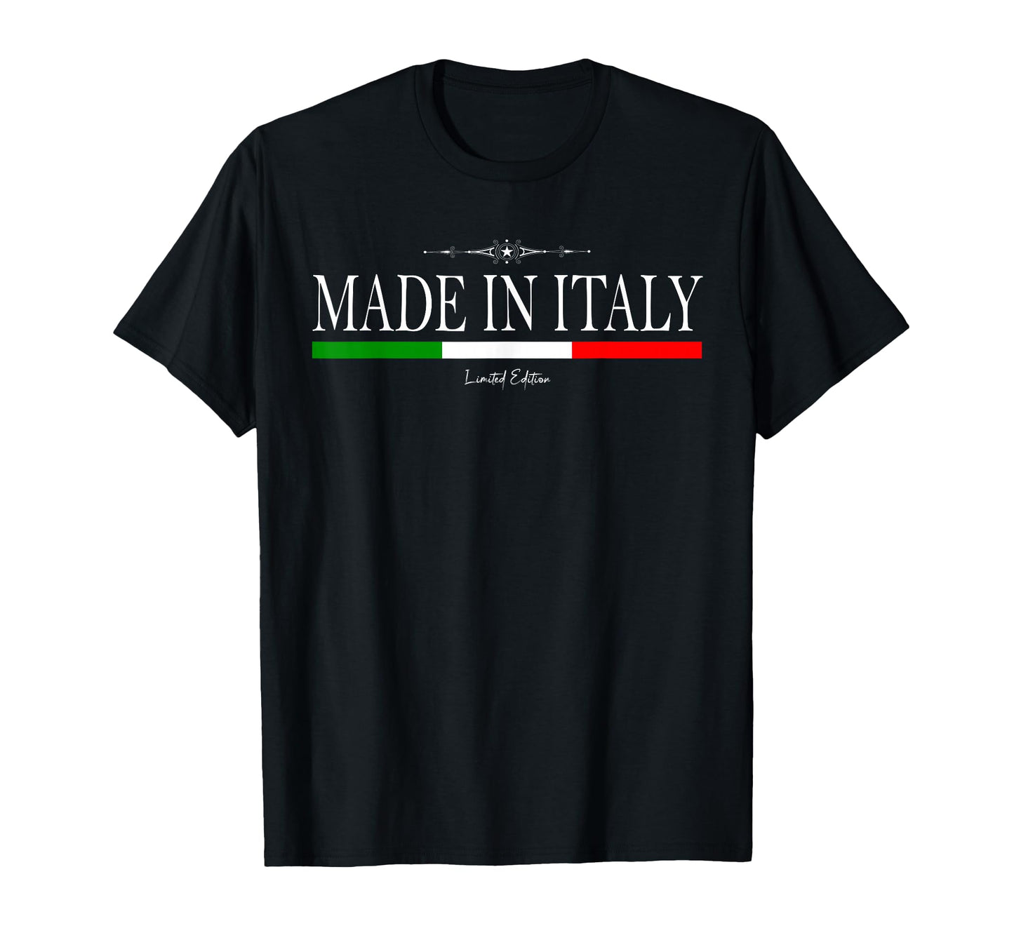 Made in Italy Limited Edition Italian Flag Proud Italian T-Shirt