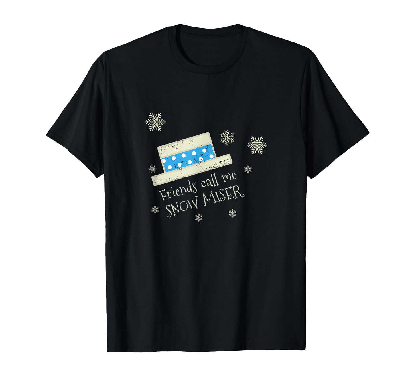 Friends Call me Snow Miser Funny Christmas Hat Shirt T-Shirt