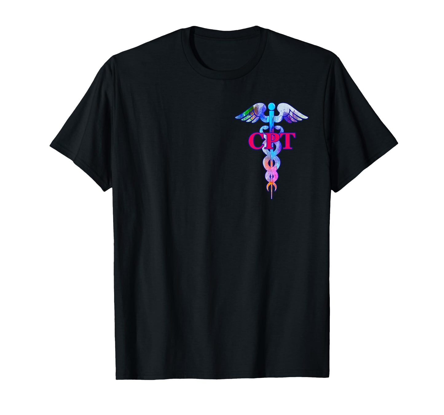 Certified Phlebotomy Technician CPT Caduceus Medical Symbol T-Shirt