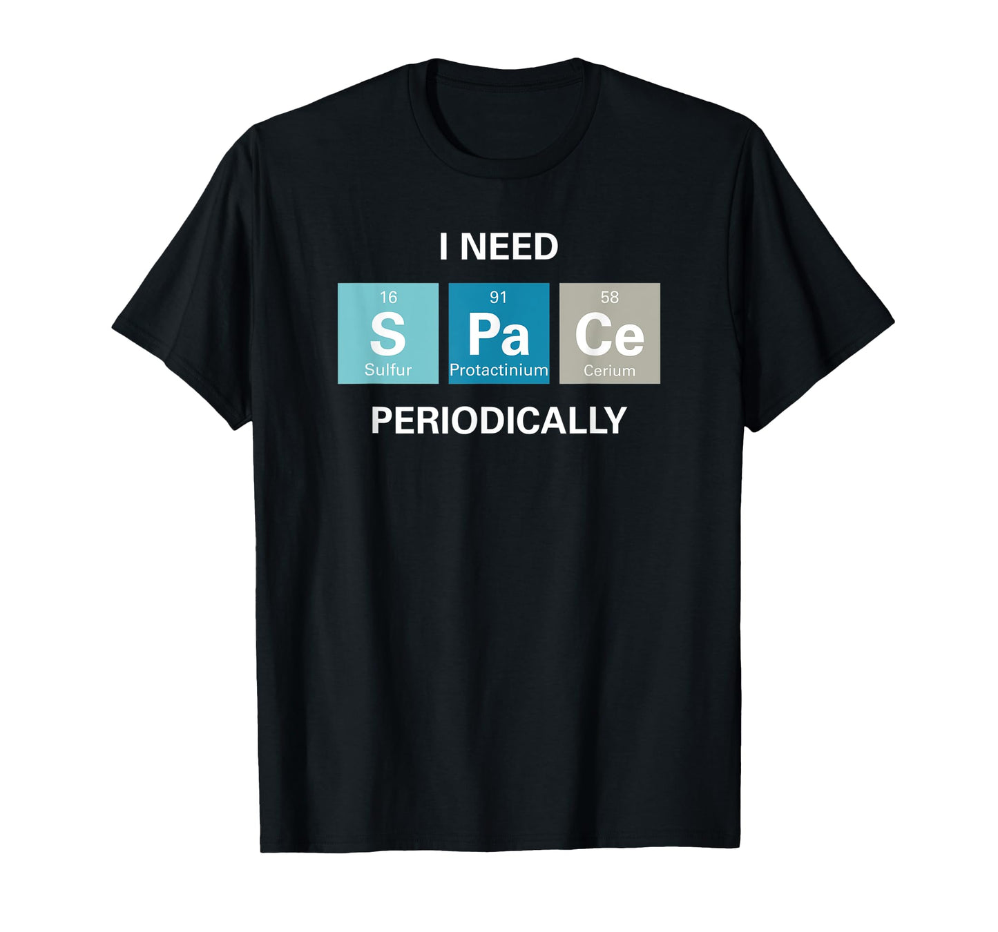 Funny Introvert Shirt Nerdy Periodic Table Science Gift T-Shirt