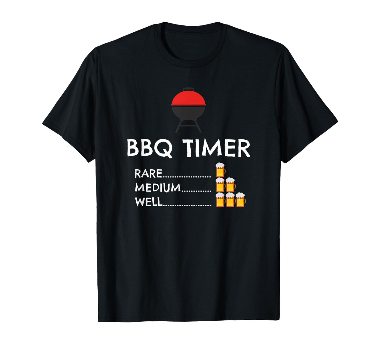 BBQ Timer Barbecue Shirt Funny Grill Grilling Gift T-Shirt