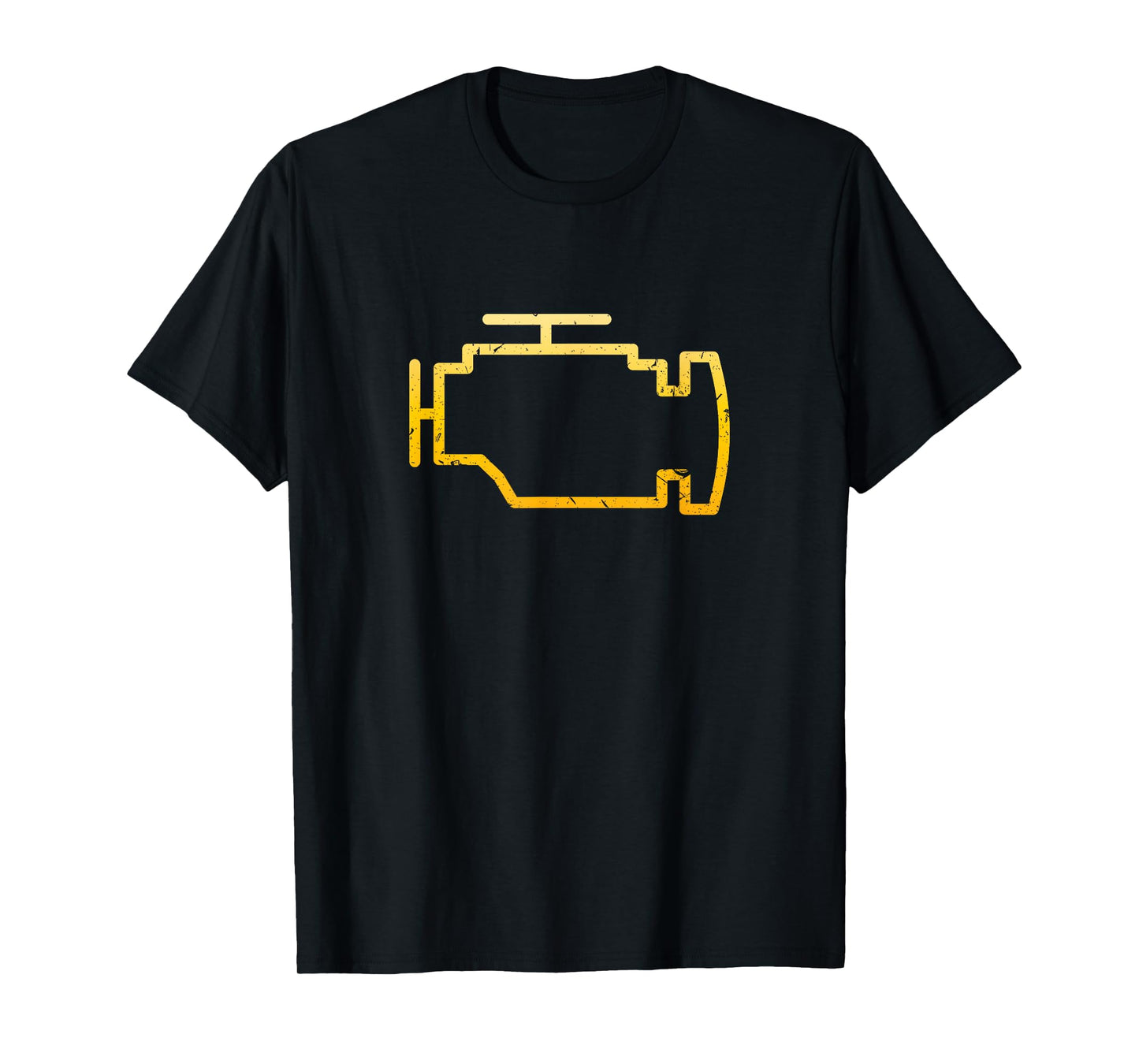 Check Engine Light Funny Mechanic Car T-Shirt