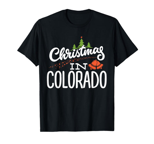Christmas In Colorado Matching Family Proud State T-Shirt