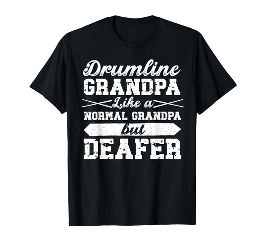 Drumline Grandpa Drumline Grandfather Definition T-Shirt