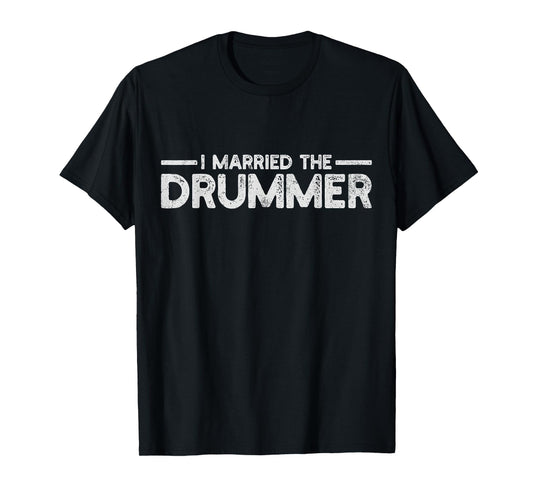 Drummer Husband Wife T-Shirt