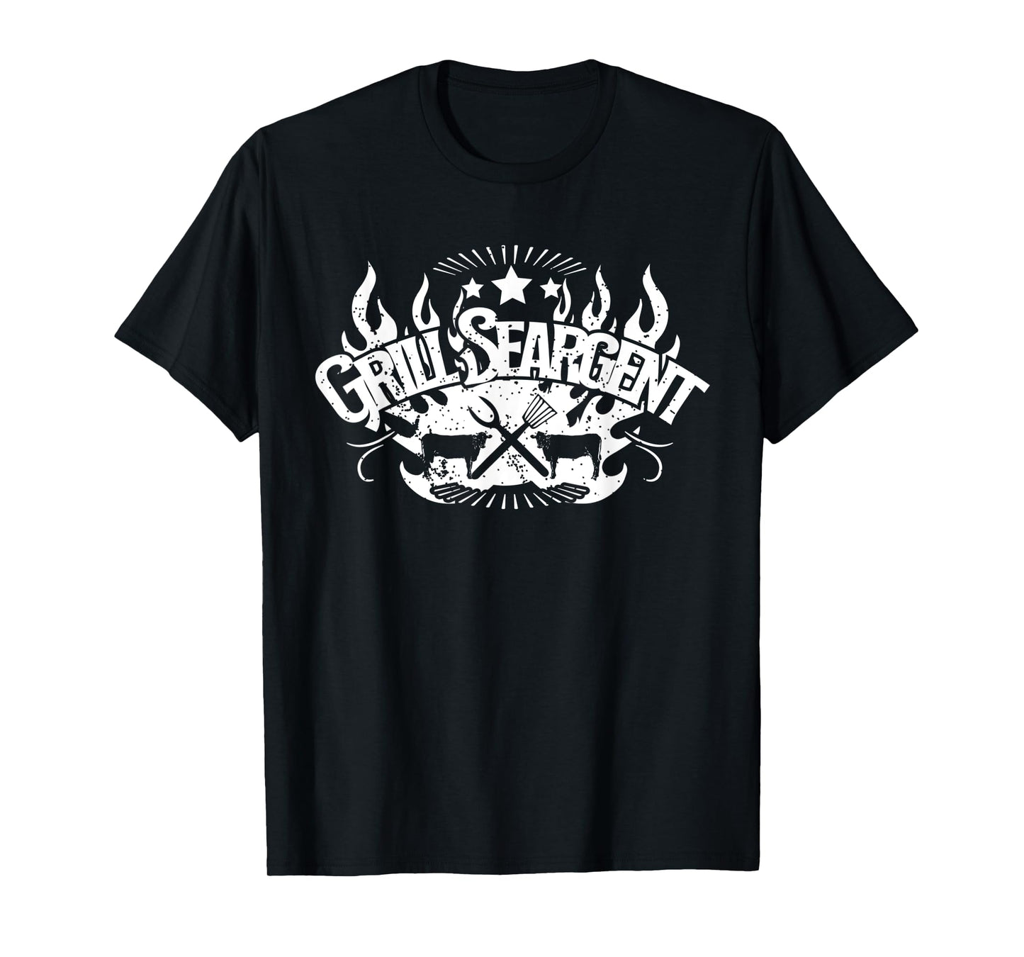 Grill Seargent Pit Grilling TShirt Cool BBQ Gift Pit Grill T-Shirt