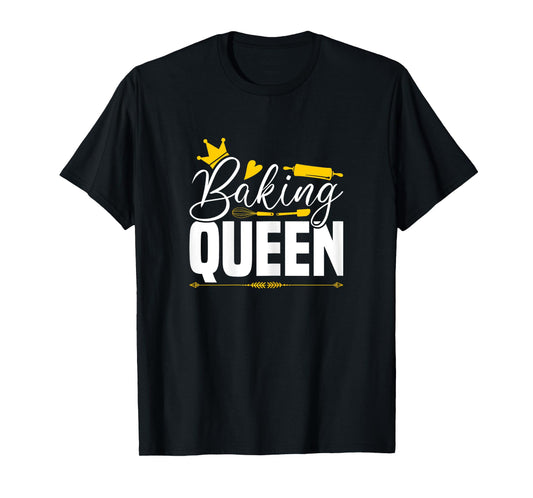 Baking Queen Baker Confectioner Baking Utensils T-Shirt